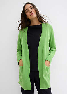 Chaqueta de punto con bolsillos y manga larga