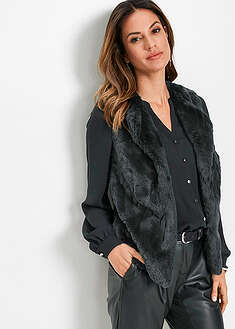 Chaleco de pelo sintético