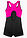 Bañador - Negro-rosa - bonprix