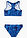 Bikini (2 piezas) - Zafiro/azul oxford/azul provenzal estampado - bonprix