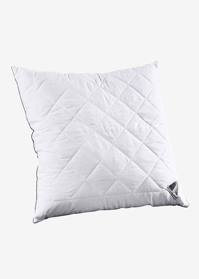 Almohada de plumón, tacto suave, firme
