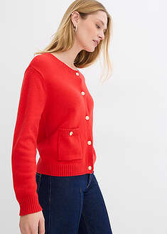 Chaqueta de punto con bolsillos