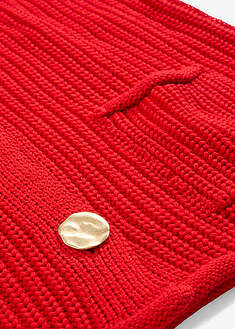 Chaleco de punto con bolsillos