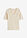 Jersey de canalé de manga corta con viscosa - Beige - bonprix
