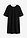 Vestido corto de neopreno con cuello alto - Negro-blanco lana - bonprix