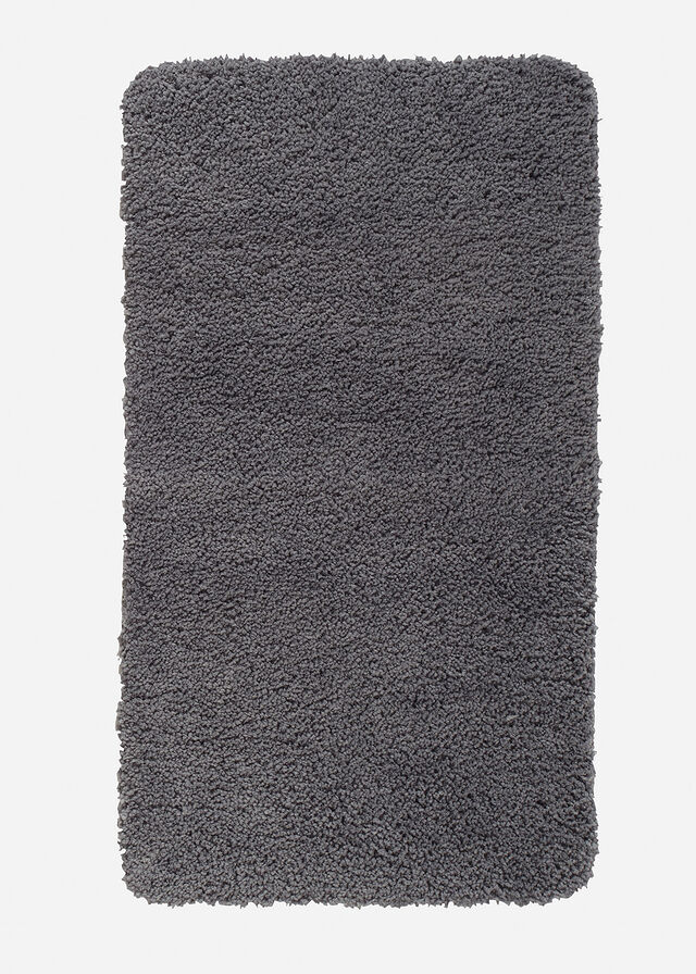 Alfombra de baño lisa con pelo alto