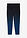 Leggings deportivos de material de secado rápido sin costuras con degradado cromático - azul horizonte-azul faro-negro - bonprix