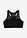 Top de bikini bustier con encaje - Negro - bonprix