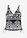 Parte superior del tankini - negro-blanco-gris - bonprix