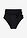 Braguita de bikini highwaist con gran efecto moldeador y cordón - Negro - bonprix