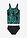 Tankini (juego de 2 piezas) - Negro-turquesa - bonprix