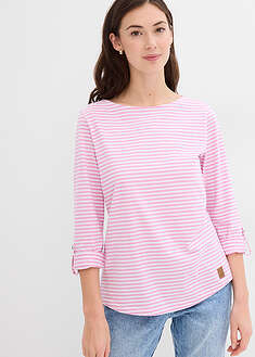 Camiseta de manga larga de algodón puro