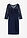 Vestido corto con encaje - Azul marino - bonprix