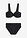 Bikini balconette con tirantes acolchados (2 piezas) - Negro - bonprix