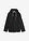 Chaqueta funcional impermeable con capucha y detalles de piel sintética - Negro - bonprix