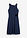Vestido con aplicación de flores - Azul marino - bonprix