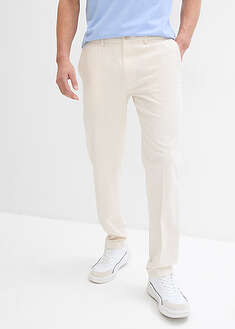 Pantalón de traje de mezcla de lino ligero con corte regular