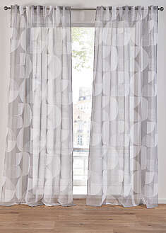 Cortina de poliéster reciclado con estampado (1 unidad)