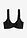 Top de bikini reductor con tirantes anchos - Negro - bonprix