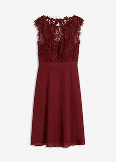 vestido-corto-con-encaje