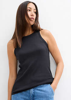 Top de canalé de algodón orgánico puro (2 unidades)