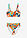 Bikini con aros (2 piezas) - Blanco-azul-coral estampado - bonprix