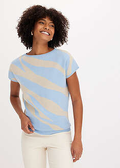 Jersey de punto fino con hilo brillante