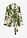 Blusa de satén fluido - Verde de flores - bonprix