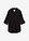 Blusa de mangas 3/4 con lino - Negro - bonprix