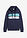 Sudadera de algodón orgánico puro con capucha - Azul marino - bonprix