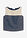 Top - Azul oscuro-gris guijarro - bonprix
