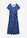 Vestido de algodón puro - azul genciana/topacio/azul pálido con flores - bonprix