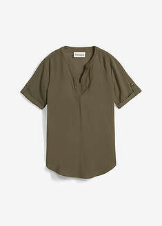 blusa-de-manga-corta-de-mezcla-de-viscosa-firme