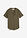 Blusa de manga corta de mezcla de viscosa firme - Verde oliva oscuro - bonprix