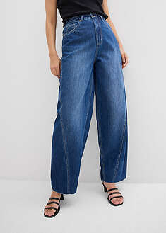 Vaqueros tipo balloon, high waist, súper suaves