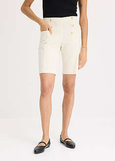 Bermudas con botones decorativos