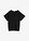 Blusa holgada con dobladillo elástico - Negro - bonprix