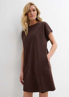 Vestido camisero de tejido interlock resistente