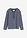 Sudadera de material estructurado - azul marino-blanco con rayas - bonprix