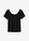 Camiseta con un escote pronunciado en la parte posterior - Negro - bonprix