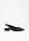 Zapatos con tacón plano y talón al descubierto - Negro - bonprix