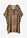 Túnica de playa de gasa ligera - estampado leo beige - bonprix
