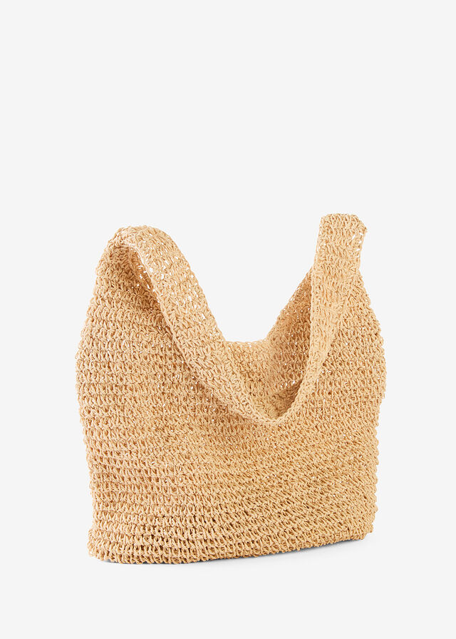 Bolso shopper de paja