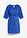 Vestido premamá de muselina de algodón puro - Azul zafiro - bonprix