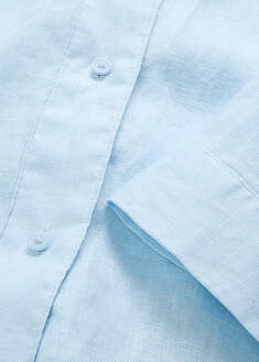 Blusa oversize de lino puro