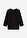Camiseta con manga 3/4 y aspecto cruzado - Negro - bonprix