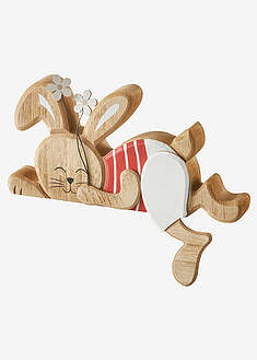 Decoración para el marco de la puerta de conejo con flores