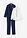 Traje con camisa y corbata (4 piezas) - Azul marino-blanco - bonprix