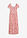 Vestido largo de mezcla de viscosa - Blanco lana/fresa de flores - bonprix