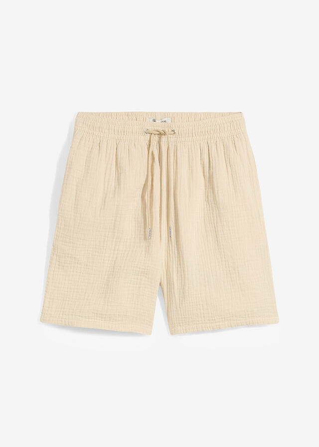 Pantalón corto de muselina